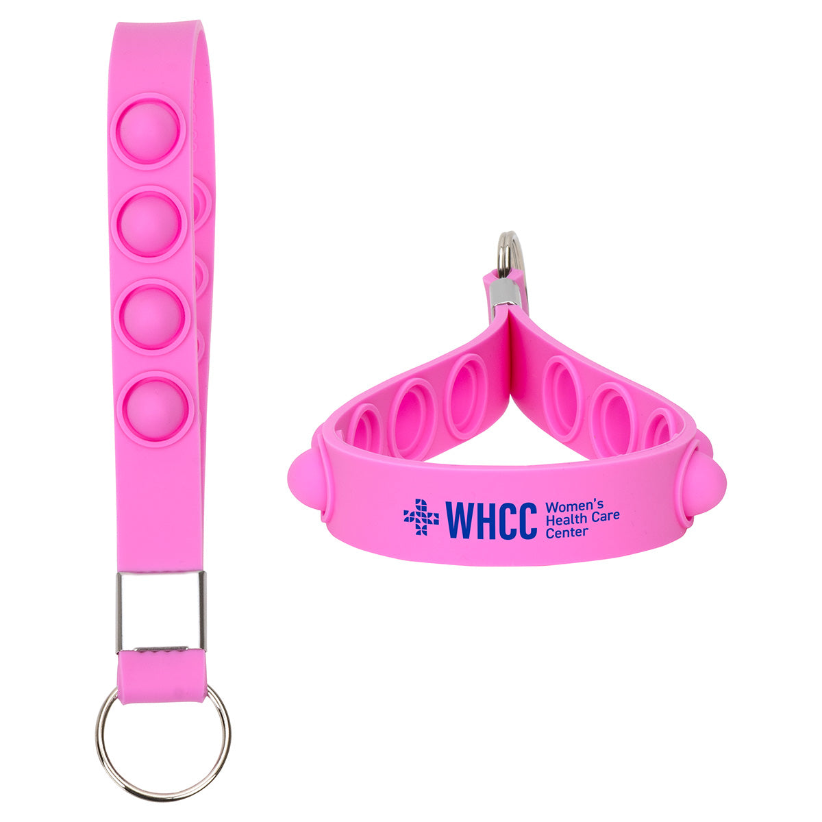 Push Pop Stress Reliever Keychain