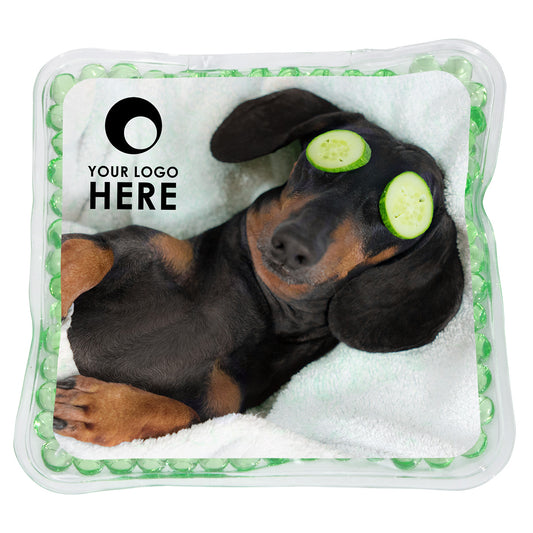 Green Chill Square Aqua Pearls™ Hot/Cold Pack