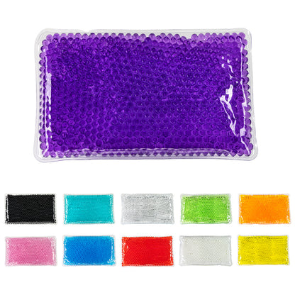 Solid Black Full-Color Aqua Pearls™ Hot/Cold Pack