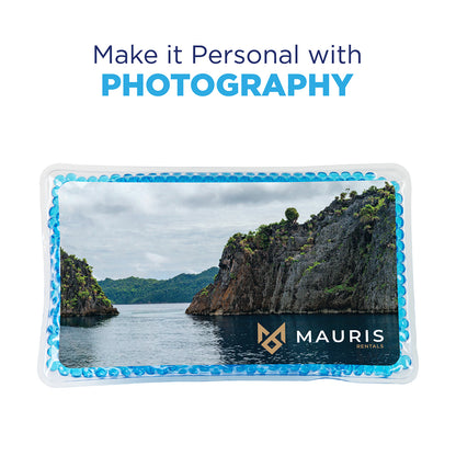 Solid Black Full-Color Aqua Pearls™ Hot/Cold Pack