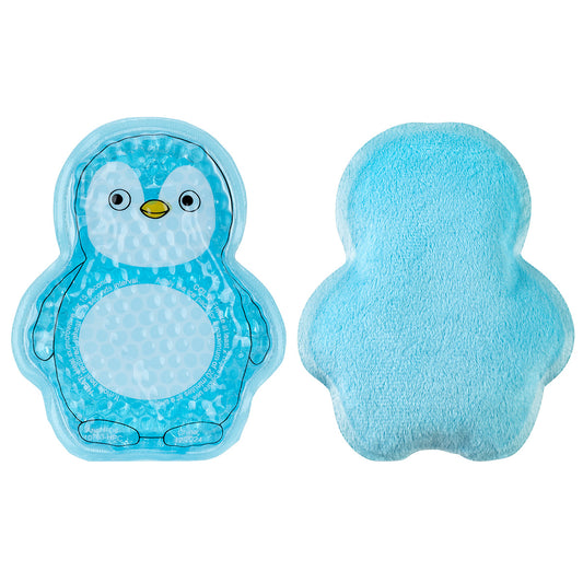 Aqua Blue Plush Penguin Aqua Pearls™ Hot/Cold Pack