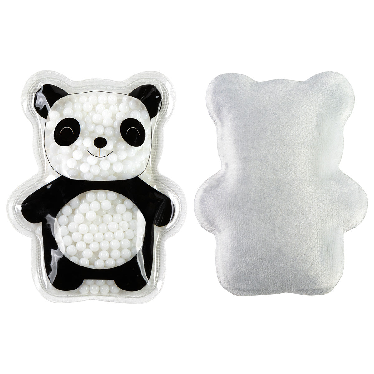 Black/White Plush Panda Aqua Pearls™ Hot/Cold Pack
