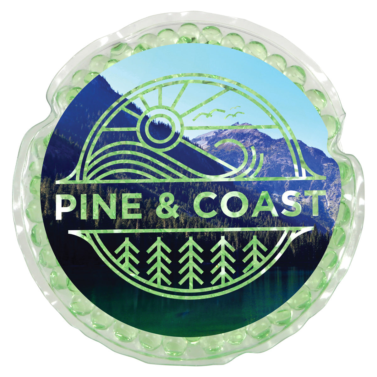 Full-Color Round Aqua Pearls™ Hot/Cold Pack