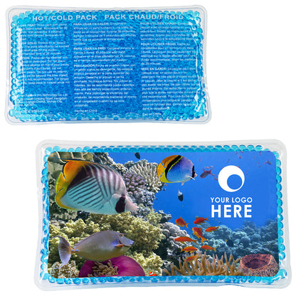 Aqua Blue Sea Marvels Large Rectangle Aqua Pearls™ Hot/Cold Pack