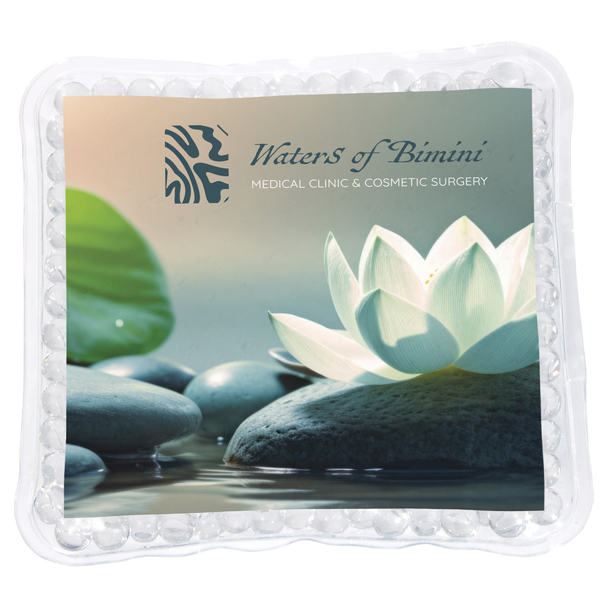 Full-Color Square Aqua Pearls™ Hot/Cold Pack