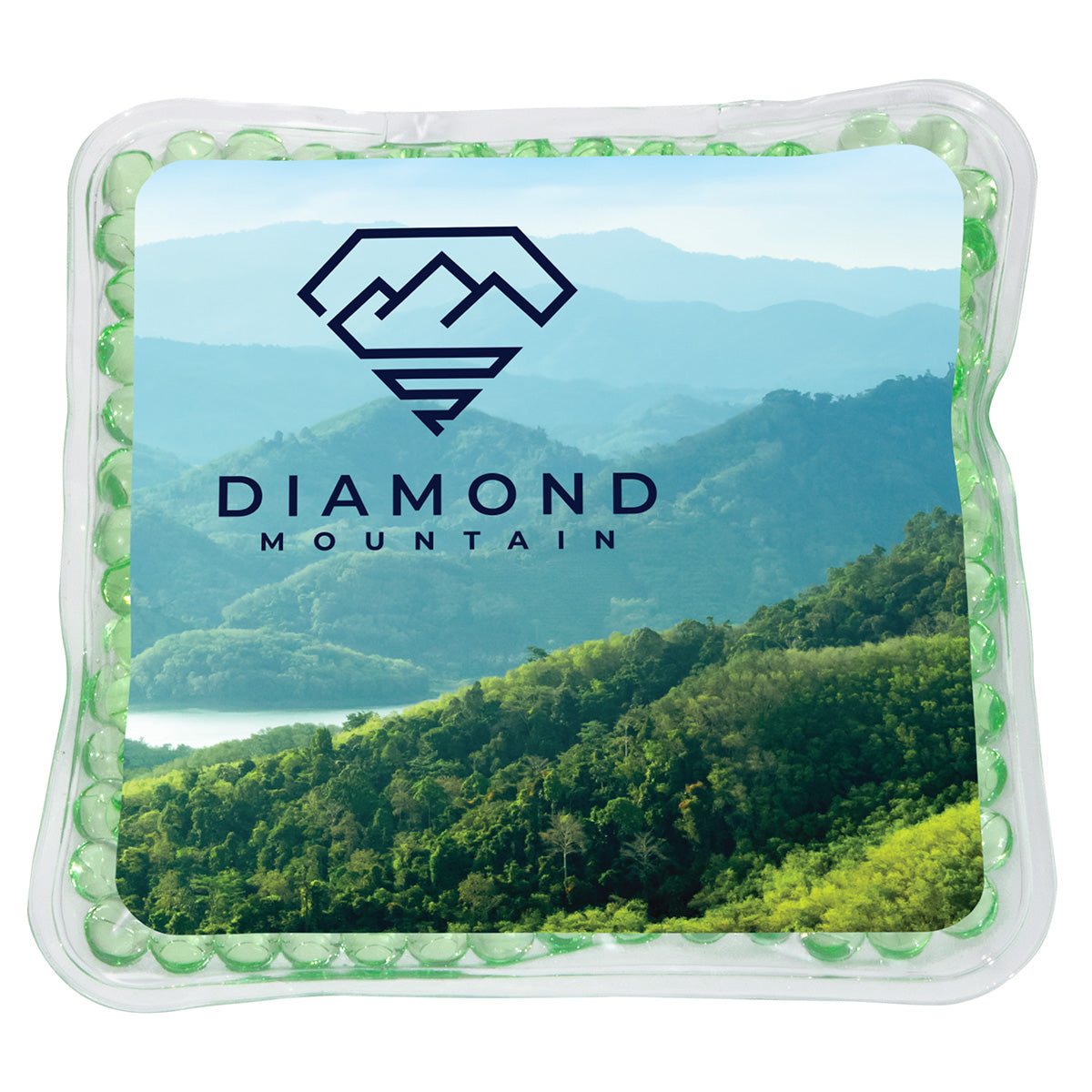 Full-Color Square Aqua Pearls™ Hot/Cold Pack