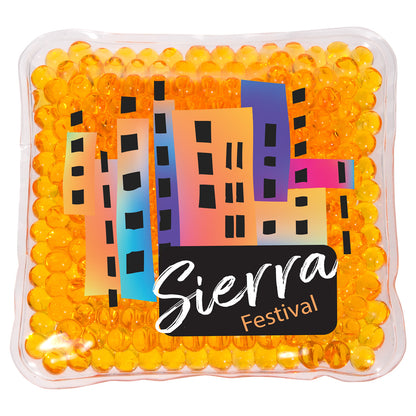 Full-Color Square Aqua Pearls™ Hot/Cold Pack