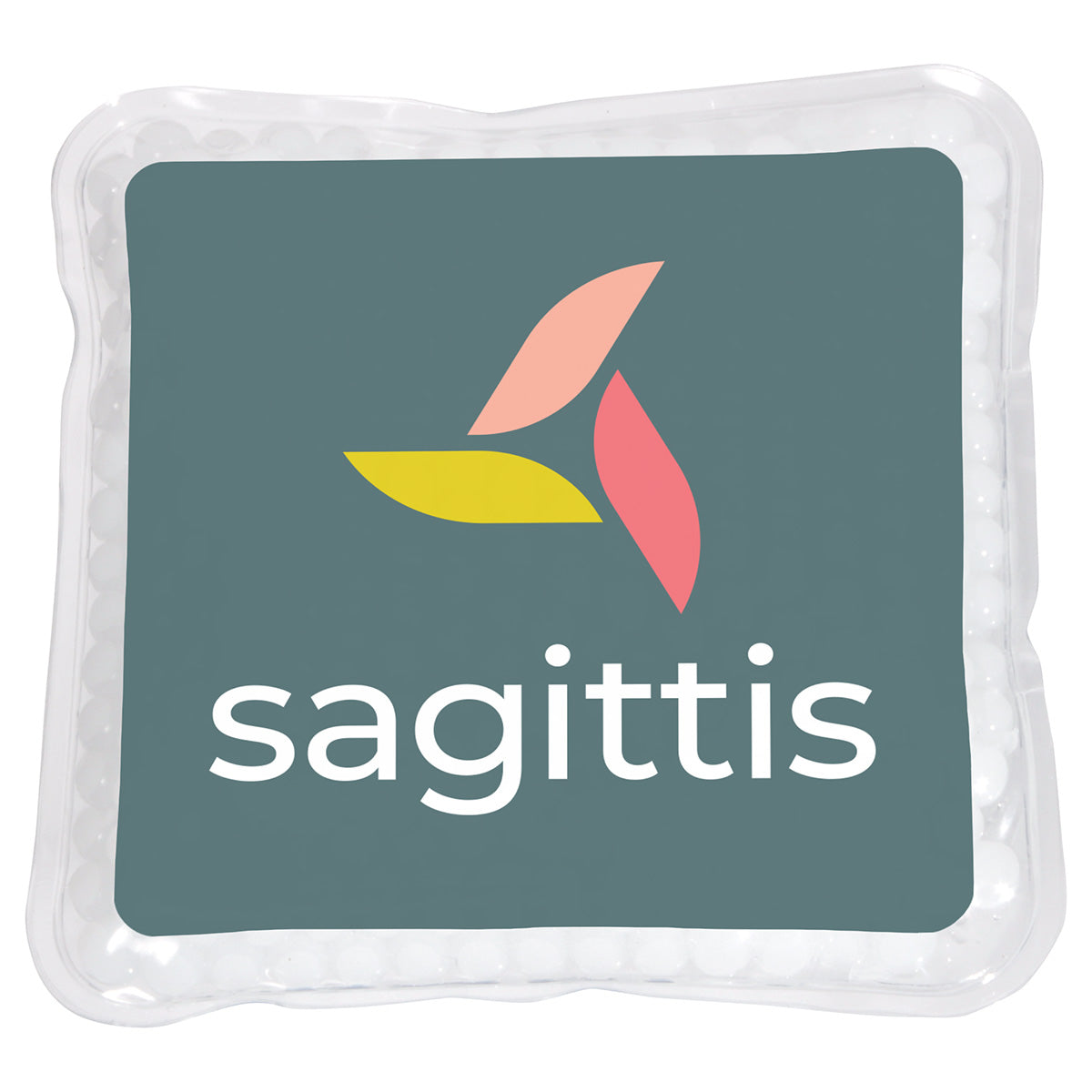 Full-Color Square Aqua Pearls™ Hot/Cold Pack