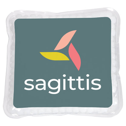 Full-Color Square Aqua Pearls™ Hot/Cold Pack