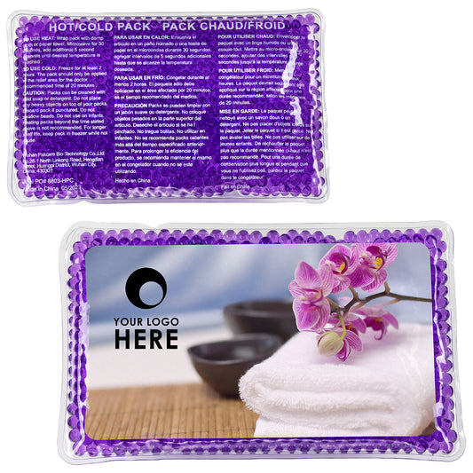 Purple Treat Yourself Large Rectangle Aqua Pearls™ Hot/Cold Pack