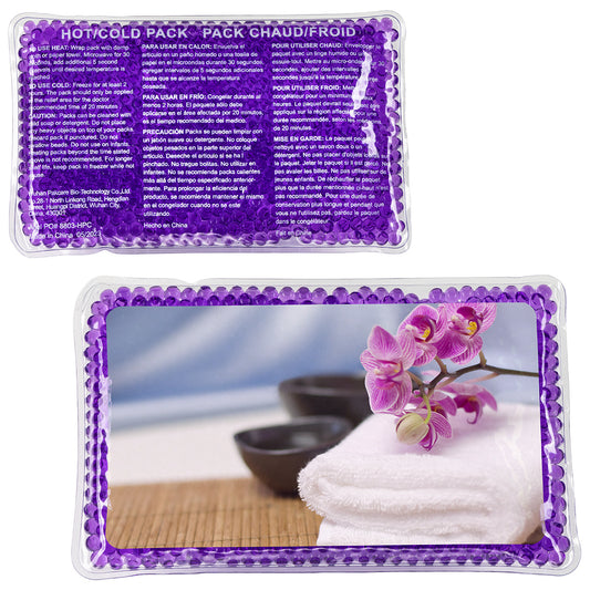 Purple Treat Yourself Large Rectangle Aqua Pearls™ Hot/Cold Pack