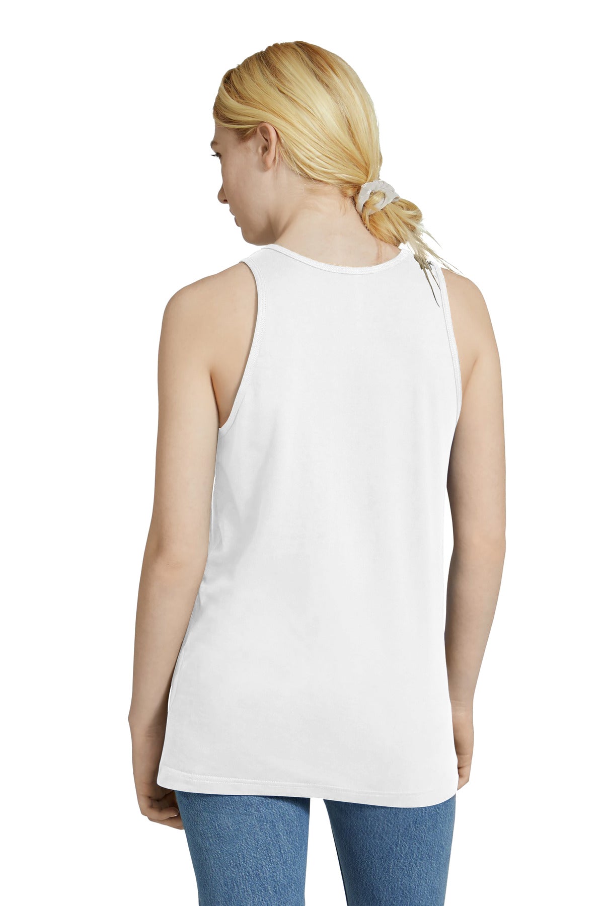 White American Apparel Fine Jersey Unisex Tank 2408