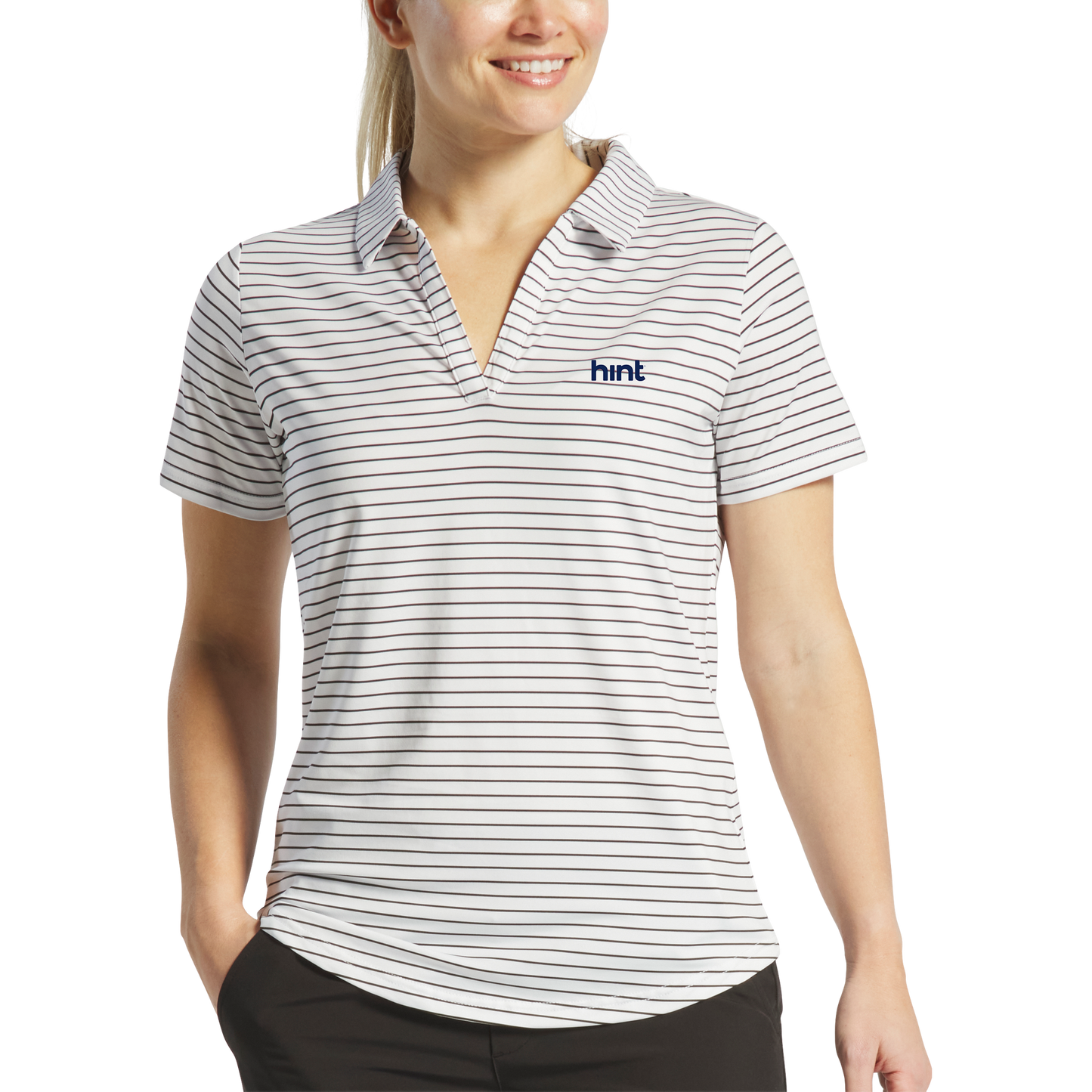 FootJoy Women's Open Collar Stripe Shirt