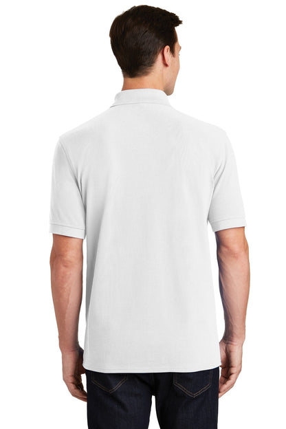 White Port & Company Combed Ring Spun Pique Polo. KP1500