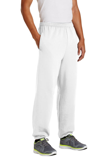 White Port & Company - Essential Fleece Sweatpant with Pockets. PC90P
