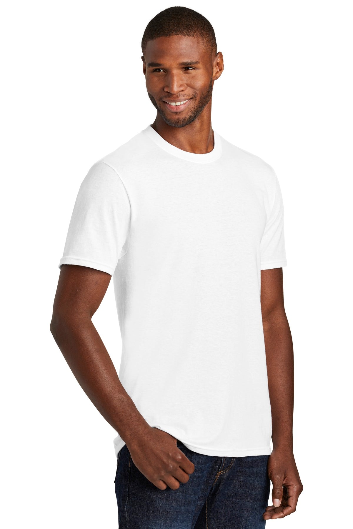 White Port & Company Fan Favorite Blend Tee. PC455