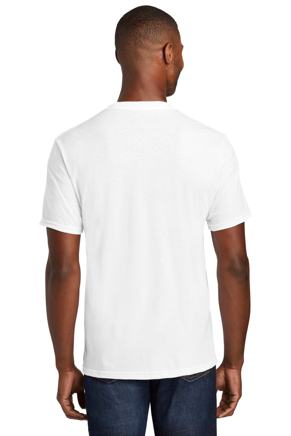 White Port & Company Fan Favorite Blend Tee. PC455