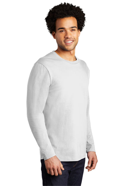 White Port & Company Long Sleeve Bouncer Tee PC600LS