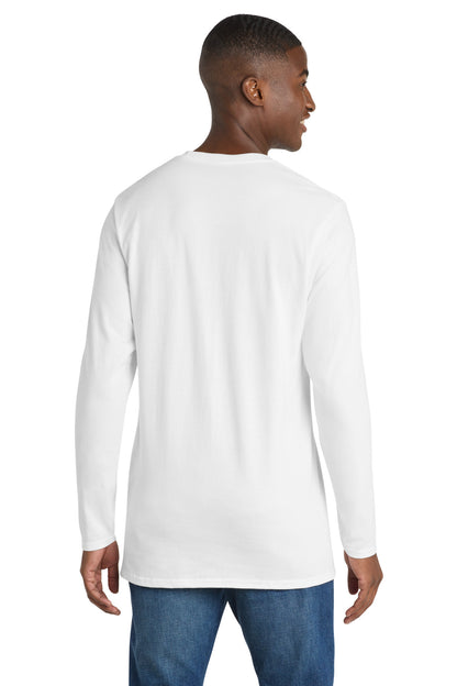 White Port & Company Long Sleeve Bouncer Tee PC600LS