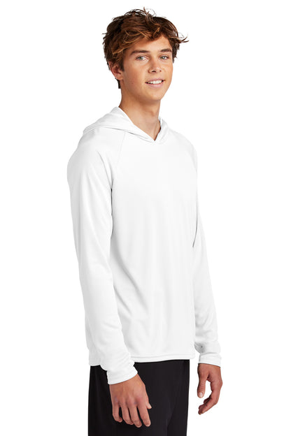 White Port & Company Performance Pullover Hooded Tee PC380H