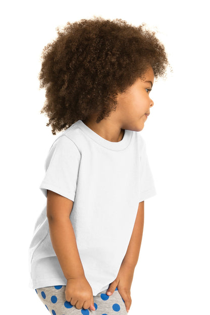White Port & Company Toddler Core Cotton Tee. CAR54T