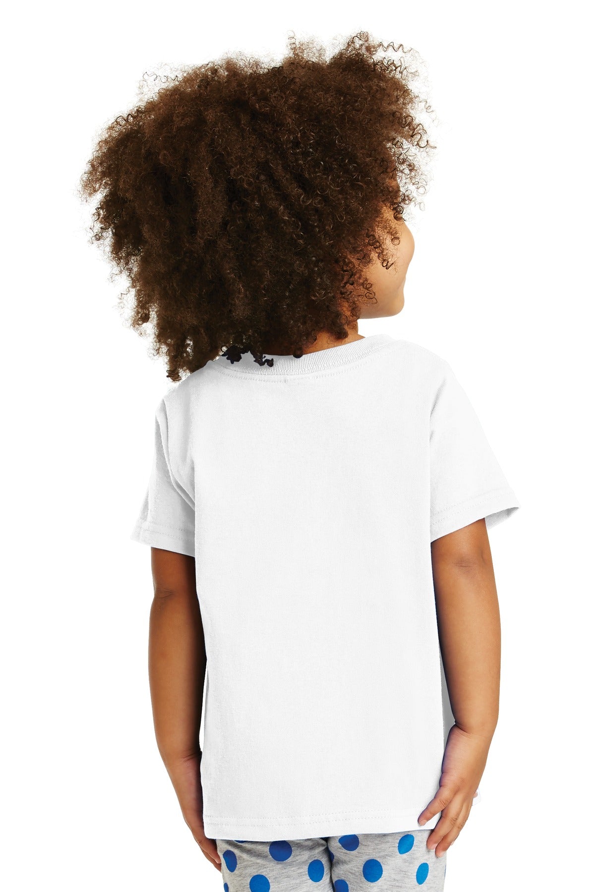 White Port & Company Toddler Core Cotton Tee. CAR54T