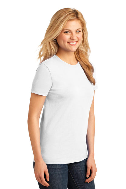 White Port & Company Women's Core Cotton Tee. LPC54