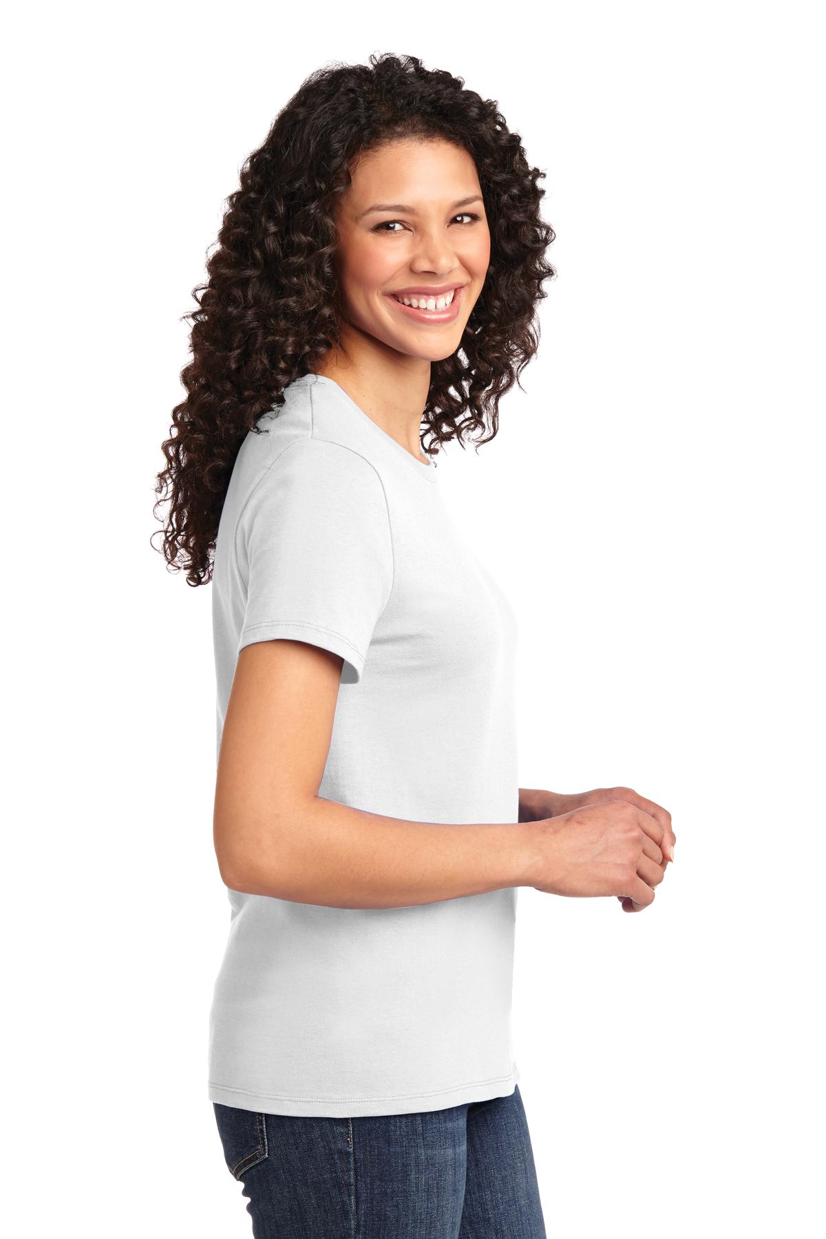White Port & Company Women's Essential Tee. LPC61