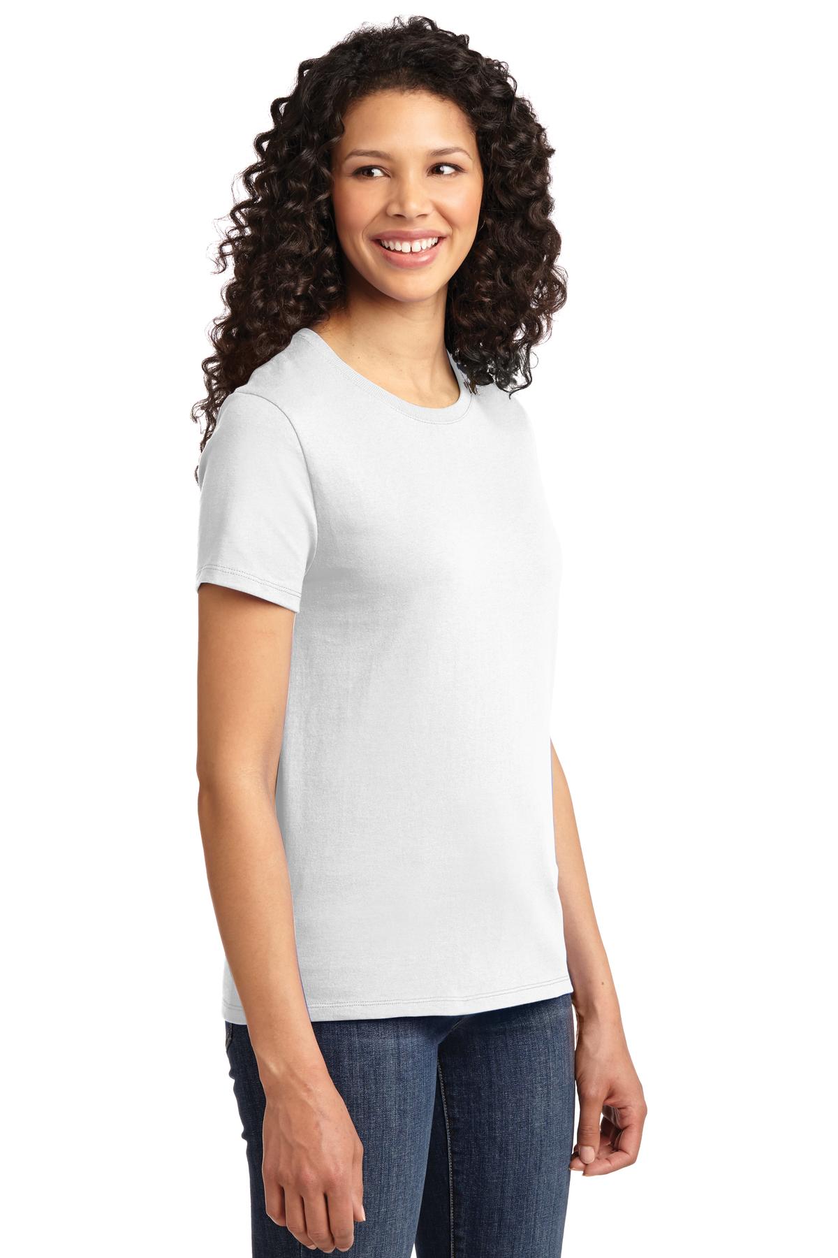 White Port & Company Women's Essential Tee. LPC61