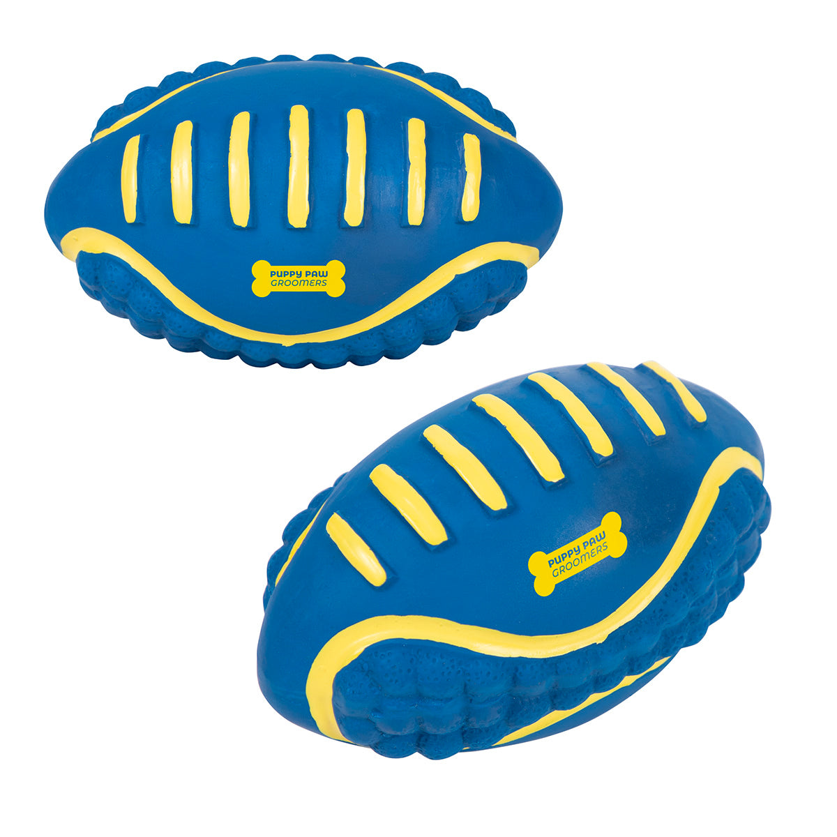 Navy Blue Football Dog Toy