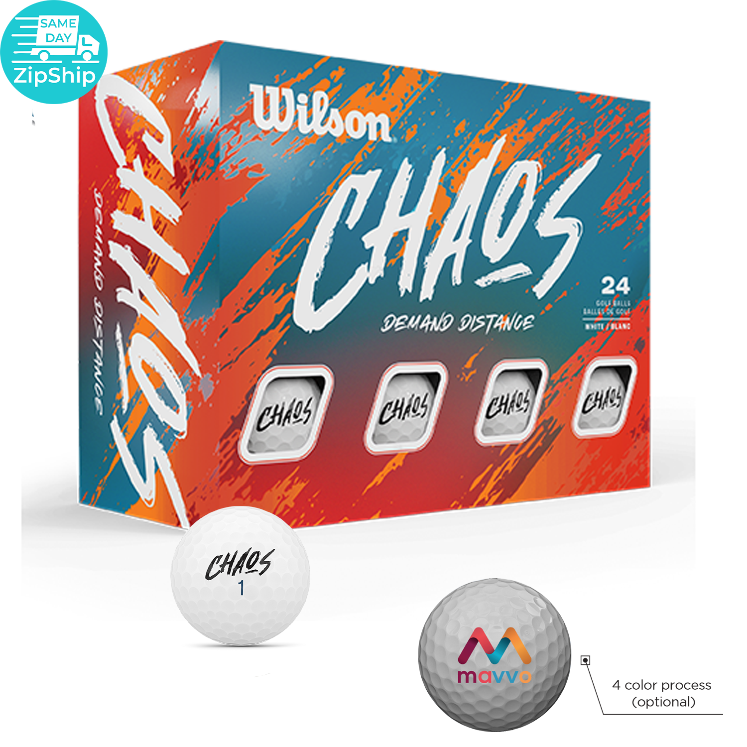 White Wilson Chaos Double Dozen