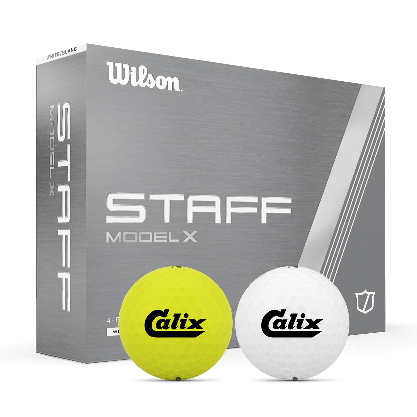White Wilson Staff Model X Golf Ball
