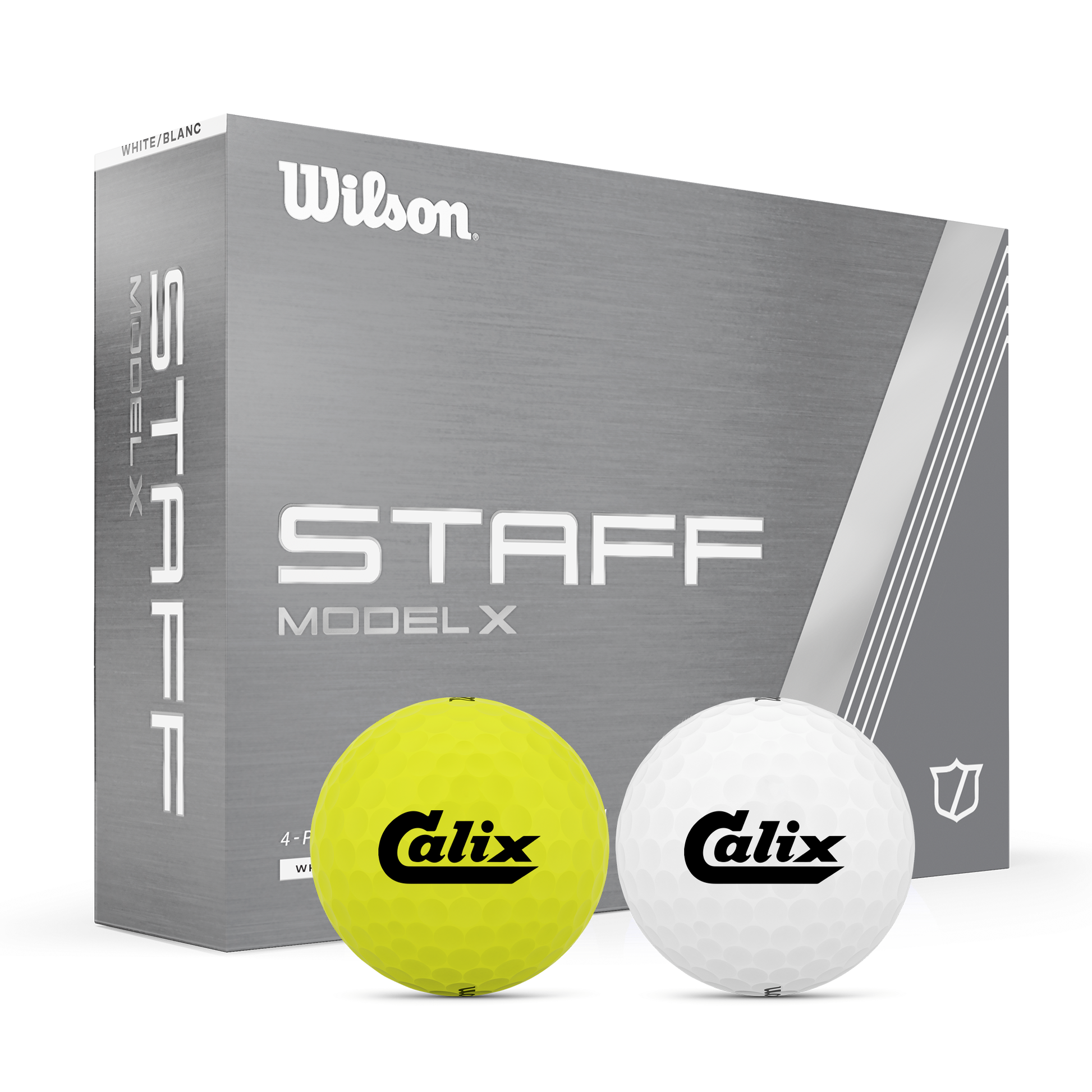White Wilson Staff Model X Golf Ball