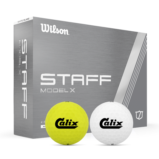 White Wilson Staff Model X Golf Ball