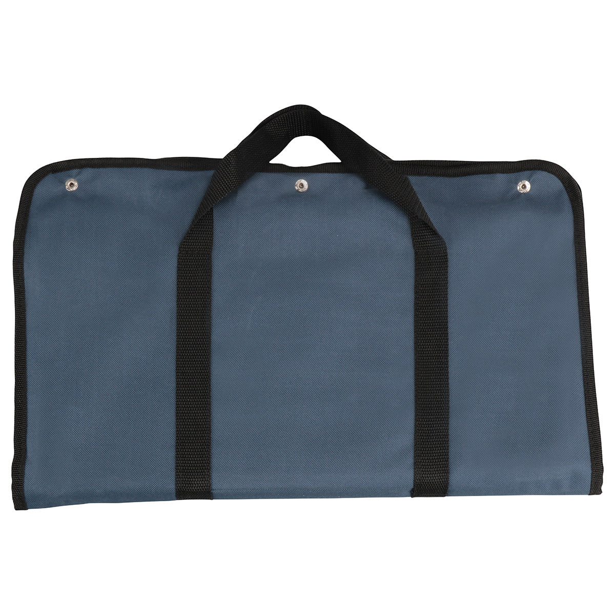Navy Blue Firepit 5-Piece BBQ Set with Cutting Board & Carrying Case