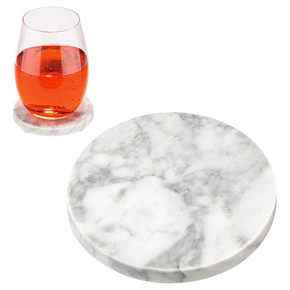 Marble White Juno Marble Coaster