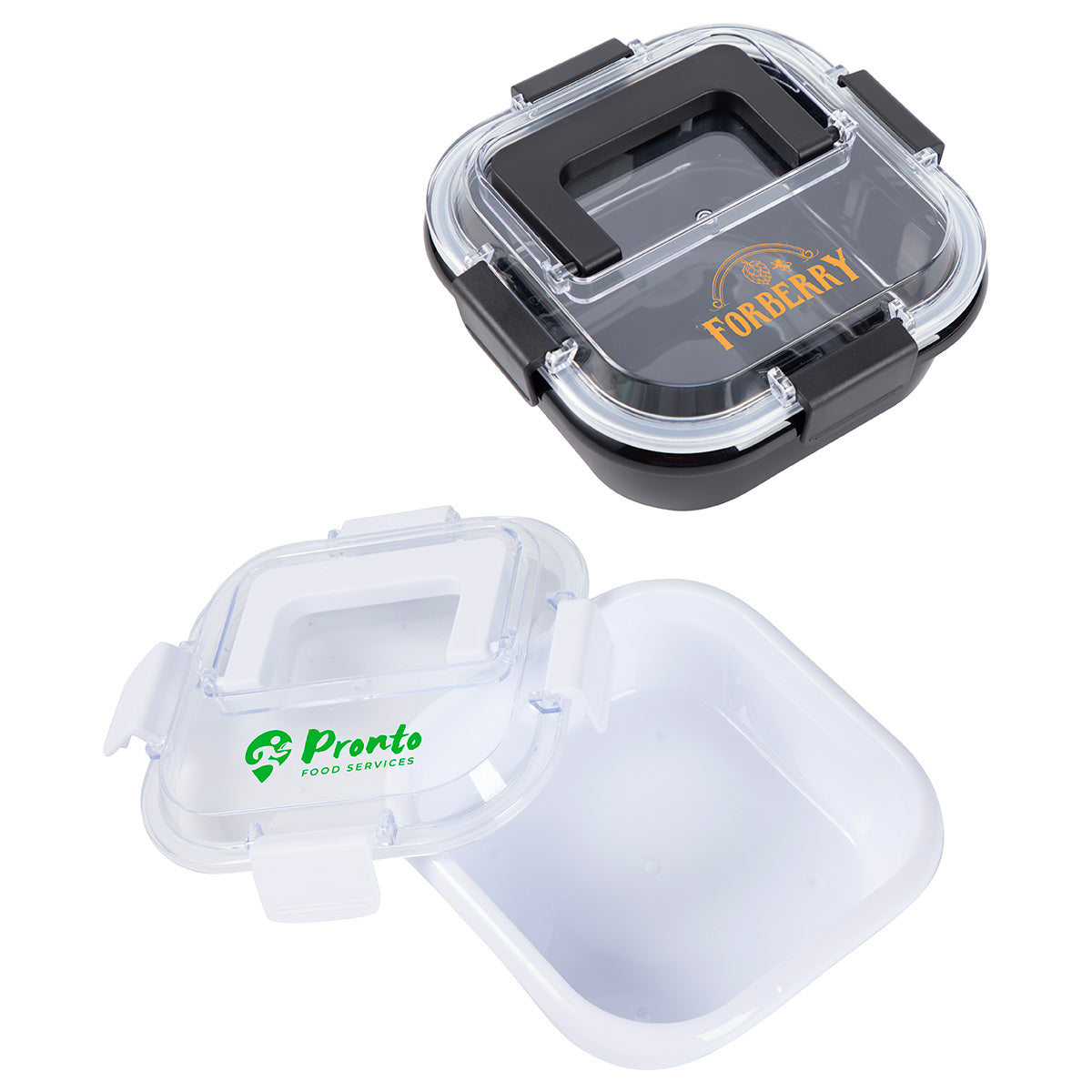 Black Nosh Recycled Polypropylene Lunch Box