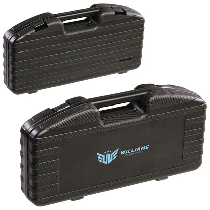 Black Highland 9-Piece Stainless Steel BBQ Set with Hardshell Case