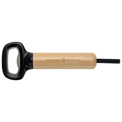 Pop Top Bamboo Bottle Opener