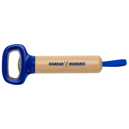Pop Top Bamboo Bottle Opener