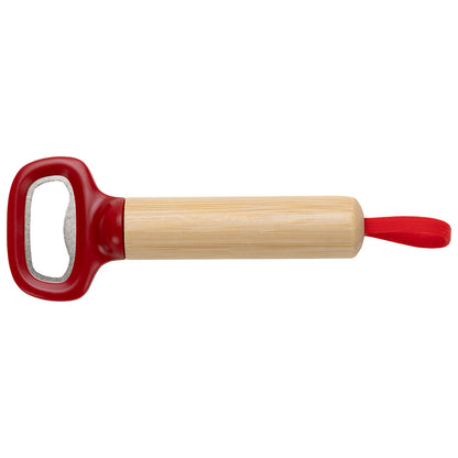 Pop Top Bamboo Bottle Opener