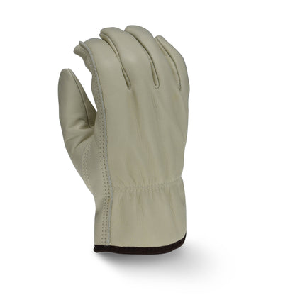 RWG4225 Fleece Lined Standard Grain Cowhide Leather Driver - Size L