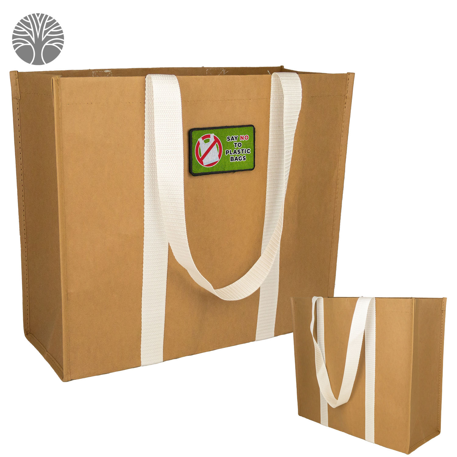 Natural no pigmentation Wkt Washable Kraft Tote Bag