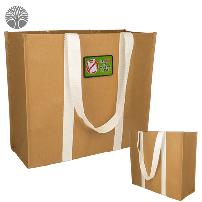 Natural no pigmentation Wkt Washable Kraft Tote Bag