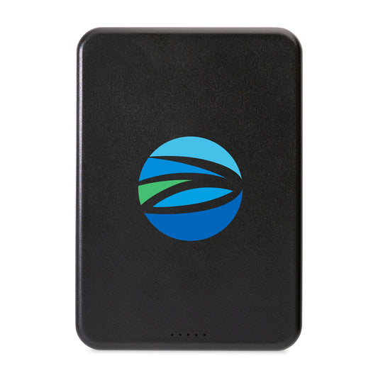 Black Magnetix RCS Recycled Plastic 5000 mAh Magnetic Powerbank