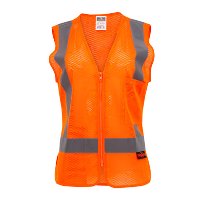 SV2ZW Women's Economy 2 Pocket Vest - Hi-Vis Green - Size 2X