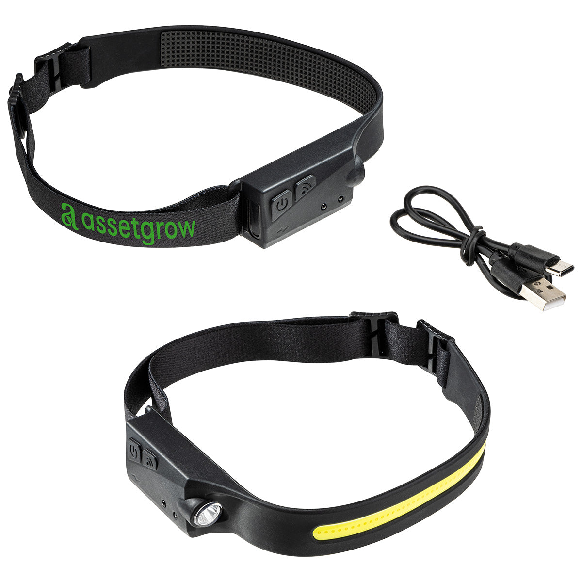Black Best Buddy Tools® Comet 2-in-1 Rechargeable COB Lightbar & LED Headlamp with On/Off Sensor