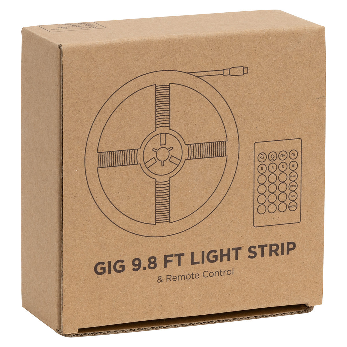 White Gig 9.8 ft. 90-LED Light Strip with Remote Control