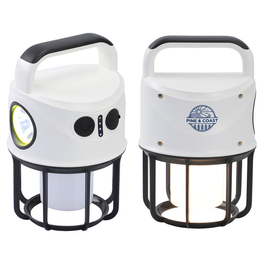 White Best Buddy Tools ® Galaxy Rechargeable Combo LED Lantern and Flashlight