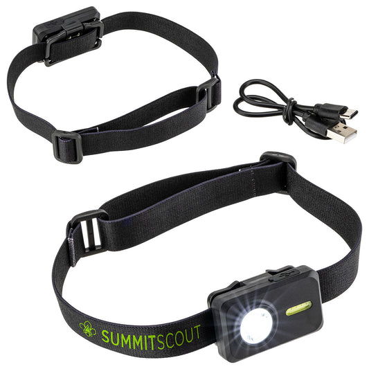 Black Best Buddy Tools® Moonbeam Rechargeable COB Headlamp